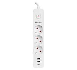 S-link Produžni kabl sa prenaponskom zaštitom 2 x USB T-C SPG03TC - 1,5 m