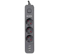 S-link Produžni kabl sa prenaponskom zaštitom 2 x USB T-C SPG03U - 1,5 m